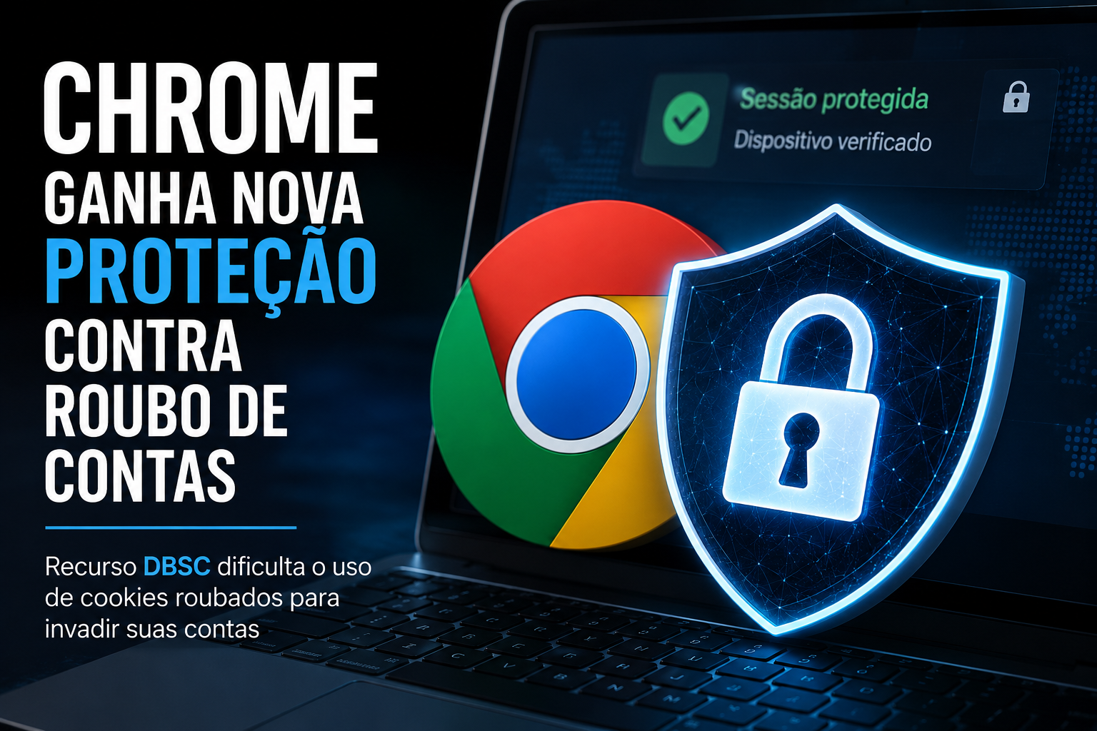 Chrome ganha nova proteção contra roubo de contas; entenda como funciona