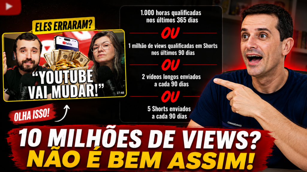Canal gigante Coisa de Nerd confundiu a nova regra do YouTube? Veja o que realmente muda!