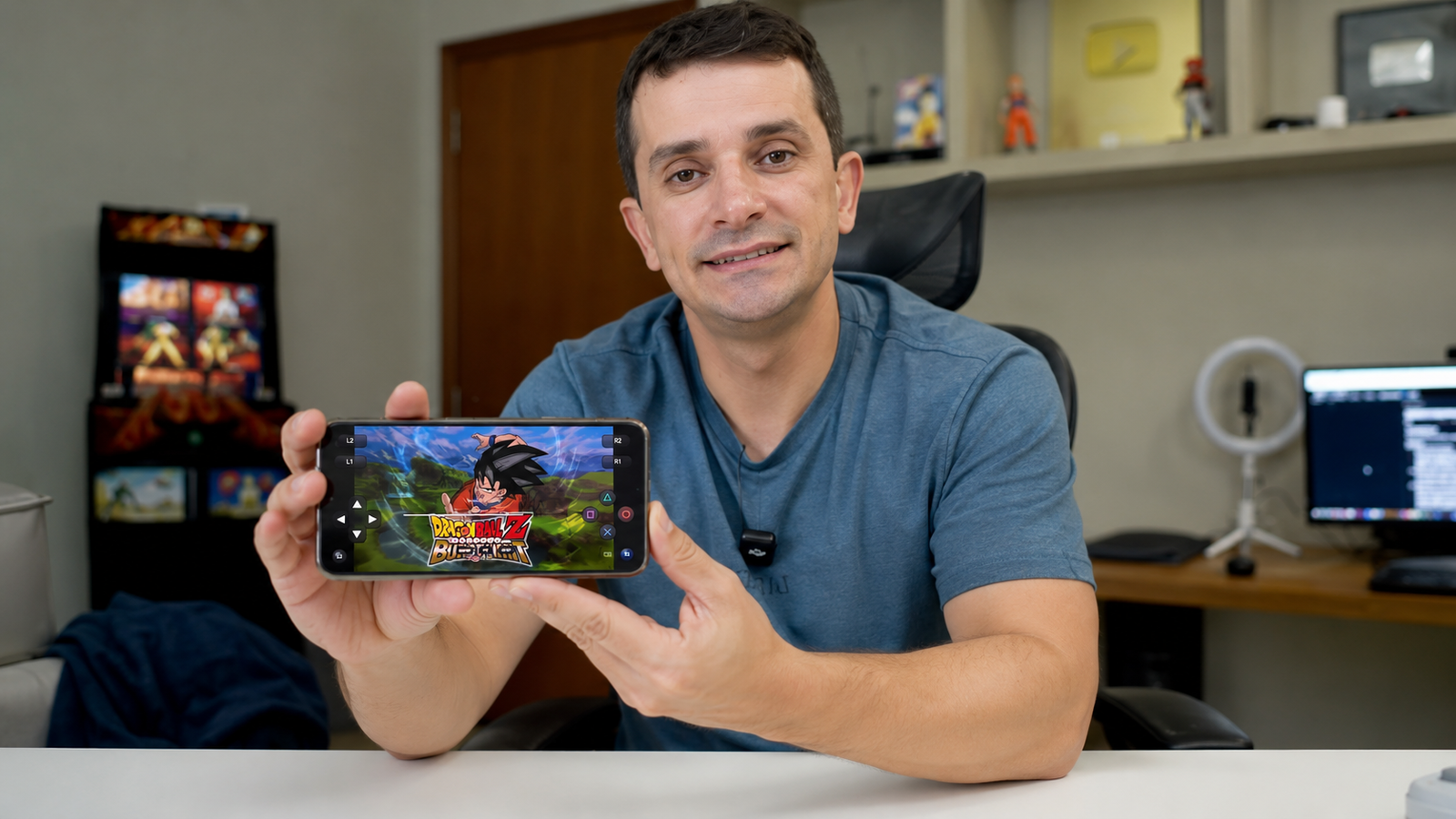 Imagem ilustrativa: Teste do PS3 Native no Android realizado pelo Vinicius Tutoriais