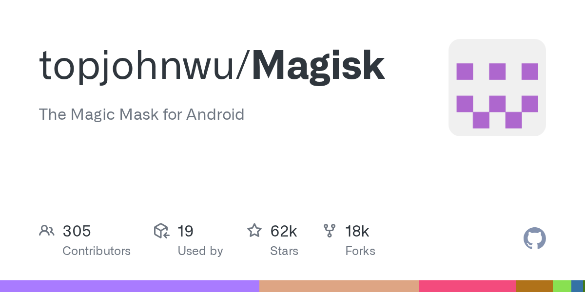 Repositório oficial do Magisk no GitHub