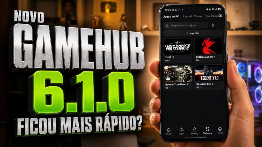 GAMEHUB | O MELHOR EMULADOR DE JOGOS DE PC PARA ANDROID!