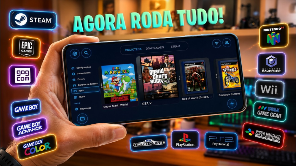 WinNative agora roda PC e consoles retrô no Android
